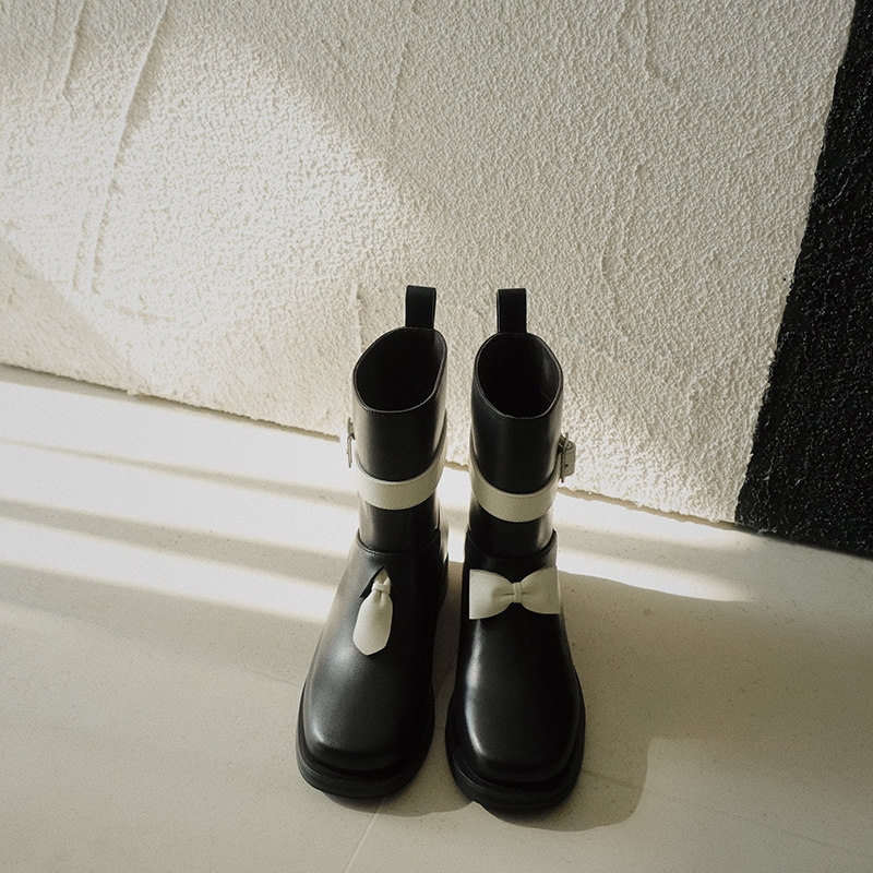 一脚蹬短靴BIUCILI原创