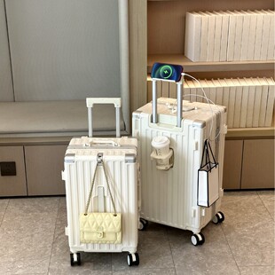 新款三七开大容量行李箱铝框拉杆箱学生密码箱男女结实耐用旅行箱