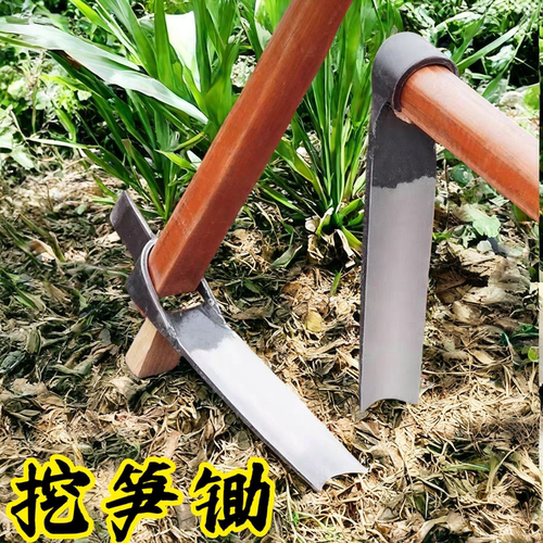 锻打挖笋专用锄头带斧手工锻打
