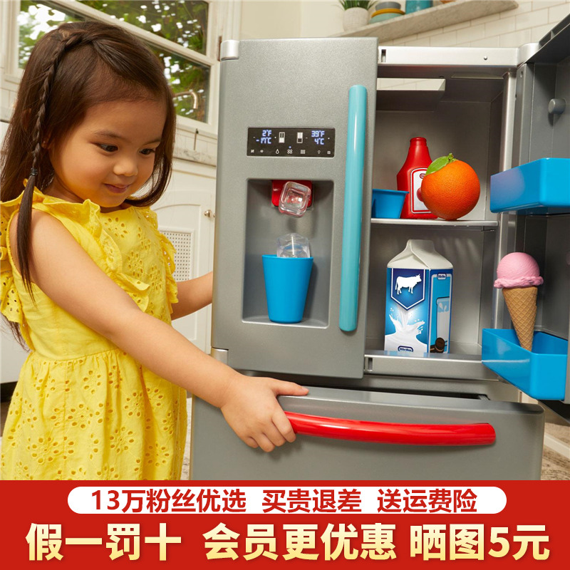 小泰克美国声光仿真厨房做饭玩具