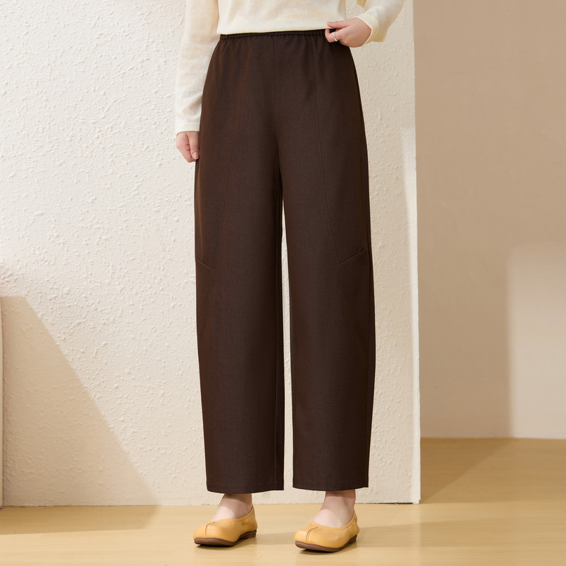 【舒适松紧腰百搭显瘦裤子】纤莉秀大码女装休闲裤胖mm2026春新款,女装/女士精品,大码裤装,淘宝优惠券,粉丝福利购,淘宝优惠卷