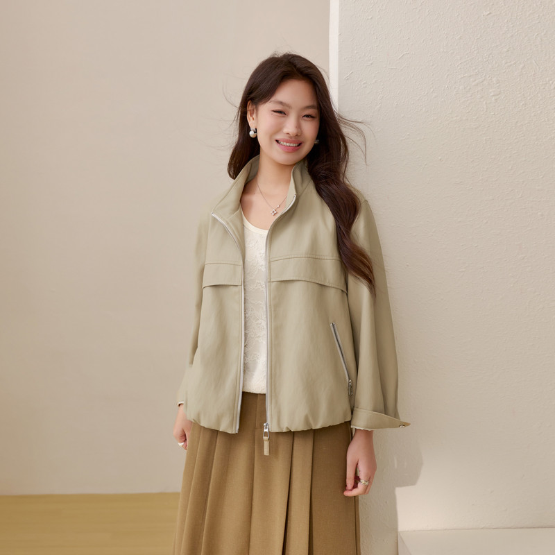 【洋气PU皮皮衣外套】纤莉秀大码女装个性时髦上衣胖mm2026春新款