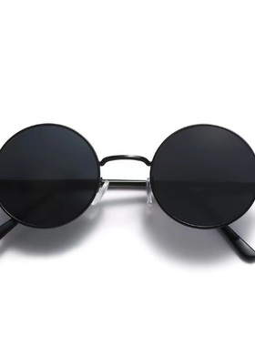 太阳镜圆形复古男女通用