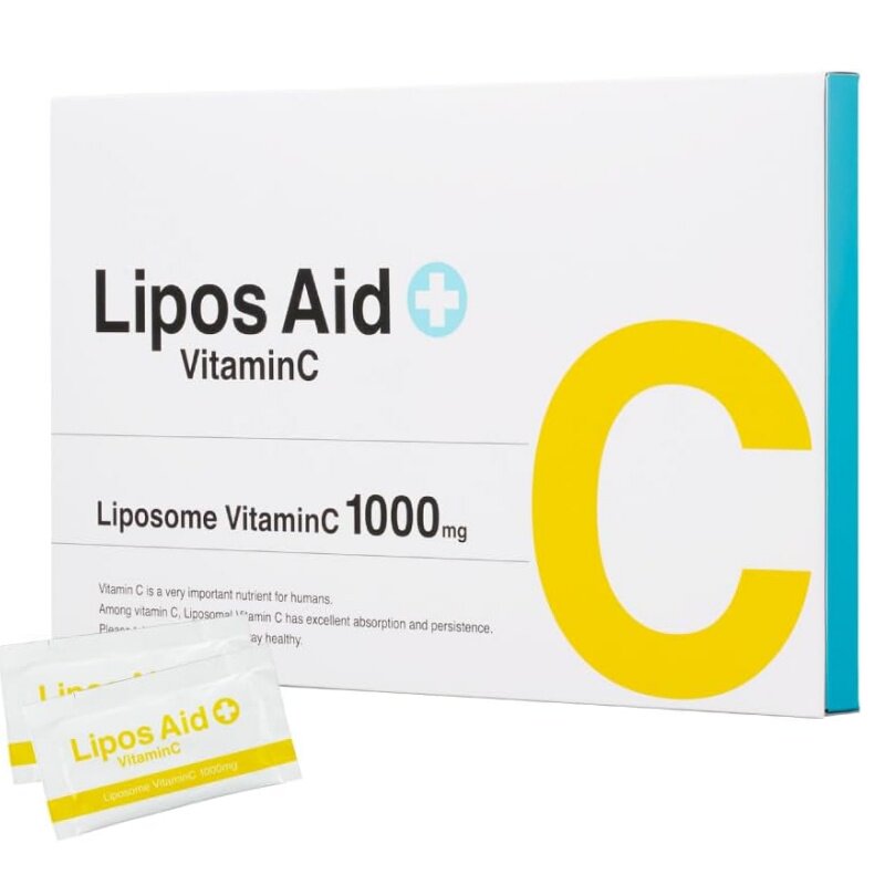 日本代购Lipos Aid+脂质体维生素VC粉高浓度成人营养补充