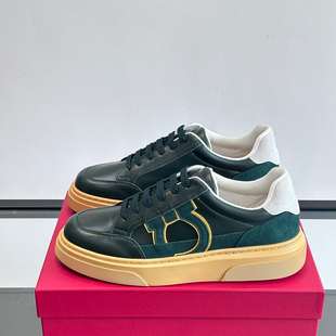 邦家尼欧洲站潮牌欧美单鞋真皮牛皮男鞋休闲2026运动鞋发型师透气