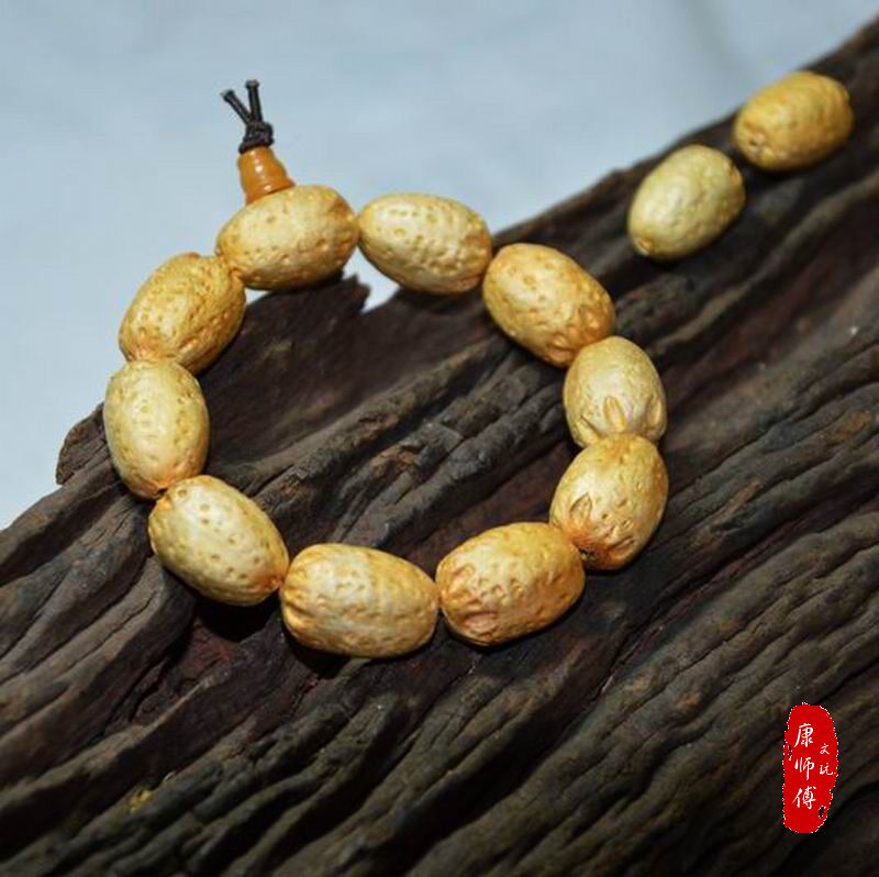 五眼六通菩提子手串手链佛珠五眼果佛珠男女大小手工制作人工采摘
