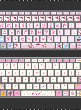 微软Surface Laptop Go3/2/1笔记本电脑键盘膜手提电脑全覆盖可爱卡通个性装饰防尘套垫