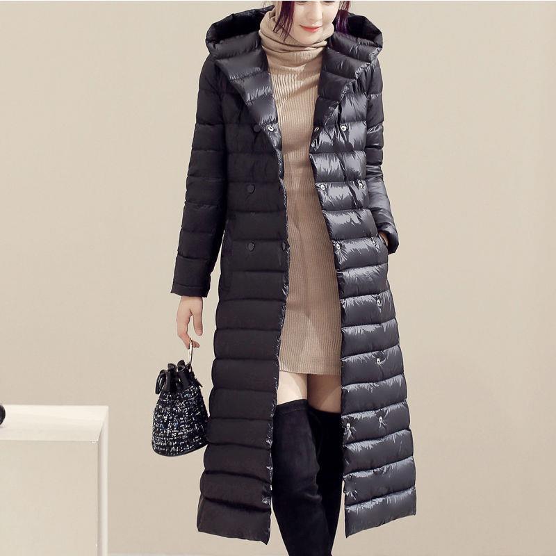 加厚2024新款修身棉服女中长款时尚百搭过膝女装冬季韩版ins外套