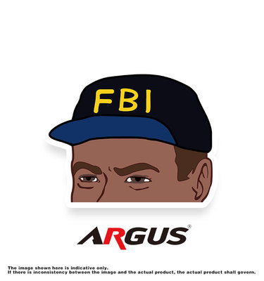 阿尔戈斯ARGUS贴纸FBI偷窥表情贴纸 BNVD1431 PVS31微光夜视仪
