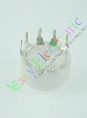 九脚陶瓷PCB电子管镀银管座GZC9-A适12AT7 12AU7 ECC83 6p1 6n2等
