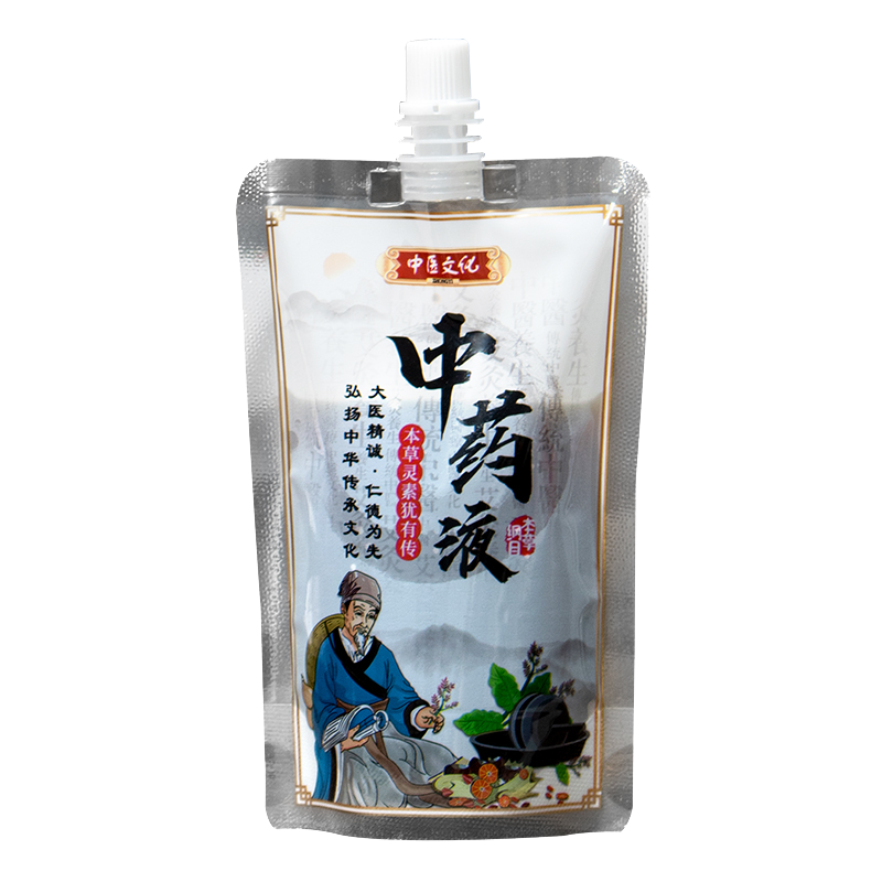 中药袋便携中药液体专用包装袋一次性酸梅汤药吸嘴袋煎药袋可加热