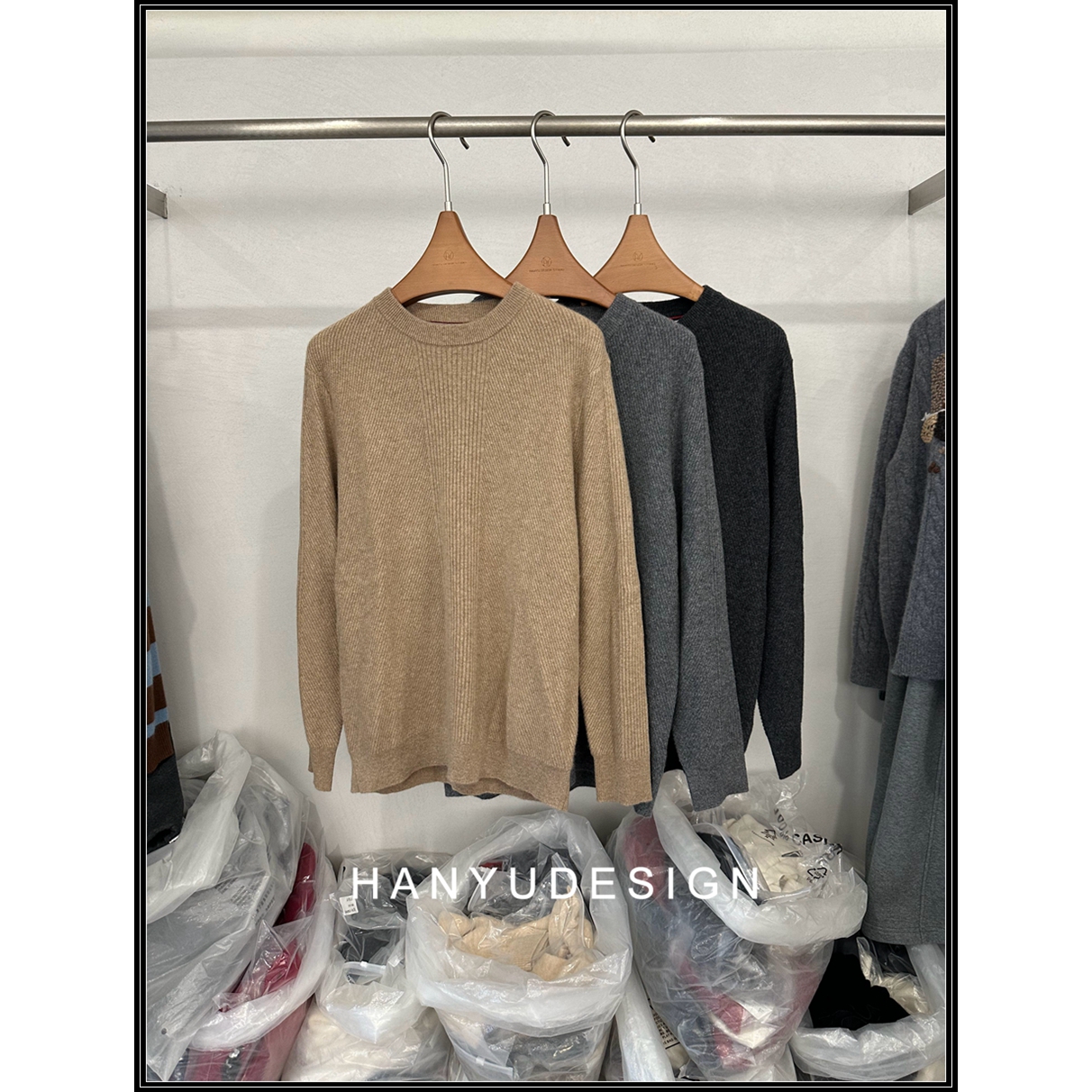 韩钰DESIGN山羊绒慵懒风针织衫