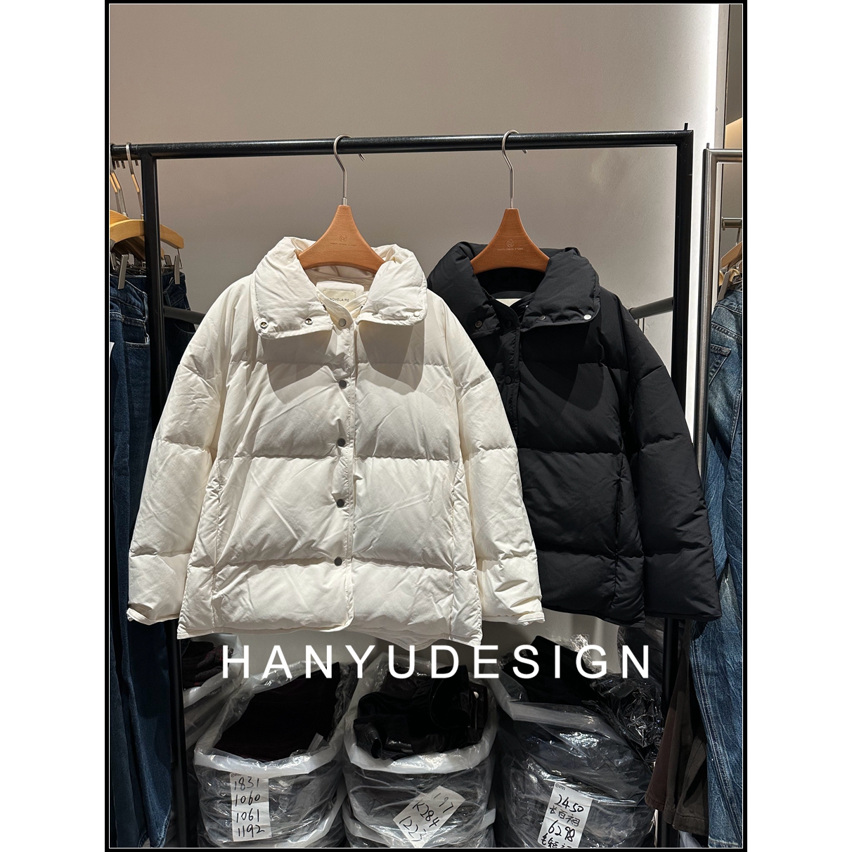 韩钰DESIGN纯色轻盈保暖羽绒服