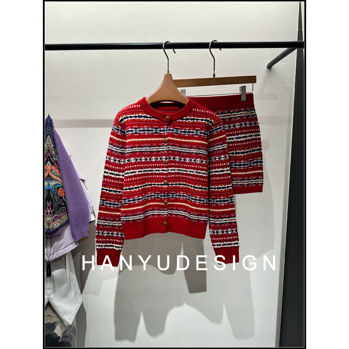 【韩钰DESIGN】费尔岛风针织衫