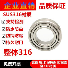 316L不锈钢轴承S6800Z 6801 6802 6803 6804 6805 6806 6807 6808