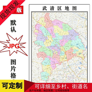 武清区地图天津市JPG格式可定制行政交通高清图片素材年卫星