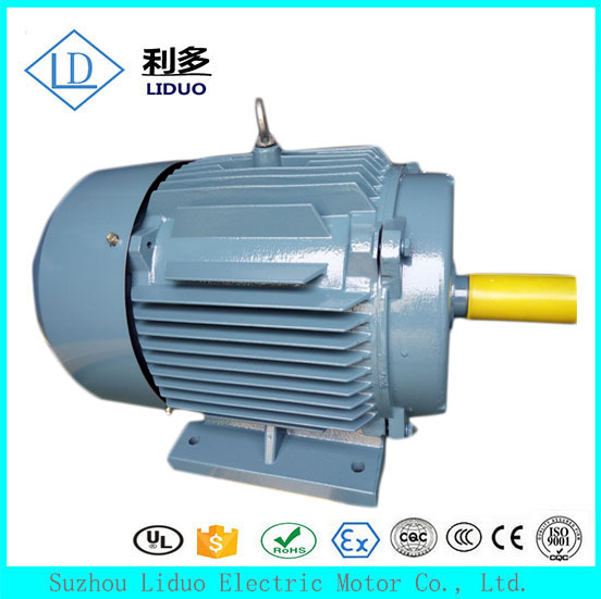 全铜国标YE4高效率二级能效电动机YE4-132S2-2 7.5kW380V交流马达