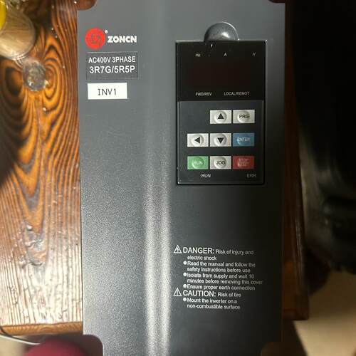 议价3R7G/5R5P 众辰变频器 AC400V三相3.7/5.5kw工业调速器维修