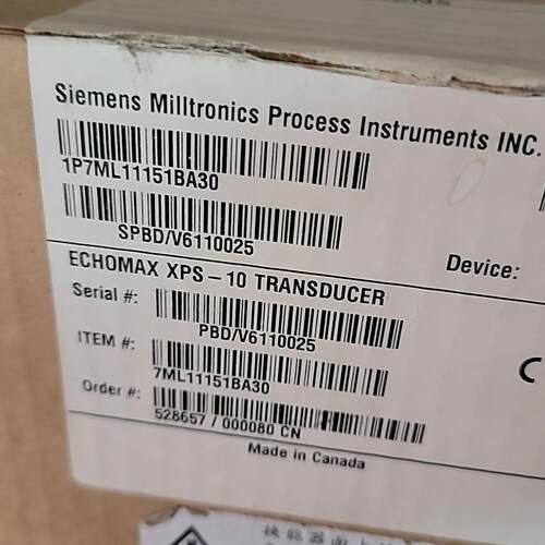 议价ECHOMAX XPS-10 7ML11151BA30 工业超声波探头维修