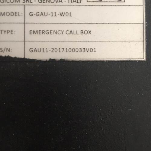 议价G-GAU-11-W01 紧急呼叫盒 工业自动化设备配件维修
