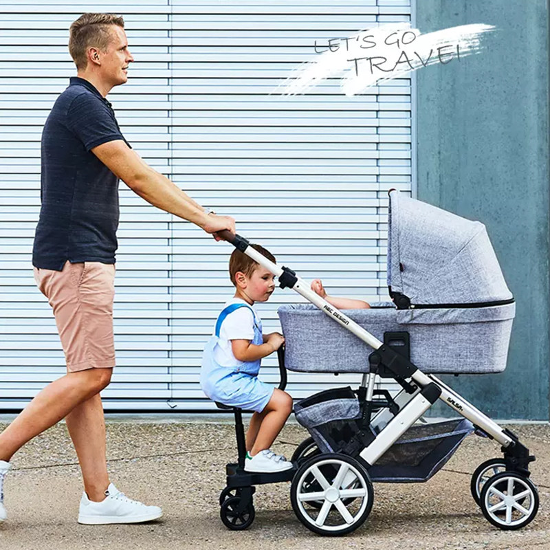 abcdesign婴儿推车手推车站立版二胎神器脚踏板链接板