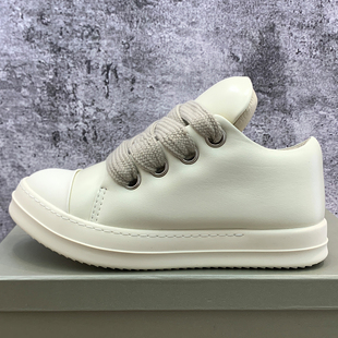 RO厚底小白鞋男小胖丁运动休闲板鞋百搭面包鞋粗鞋带低帮女鞋ins