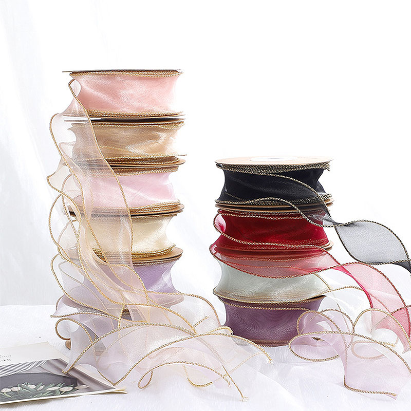 金边鱼尾纱丝带生日蛋糕装饰围边