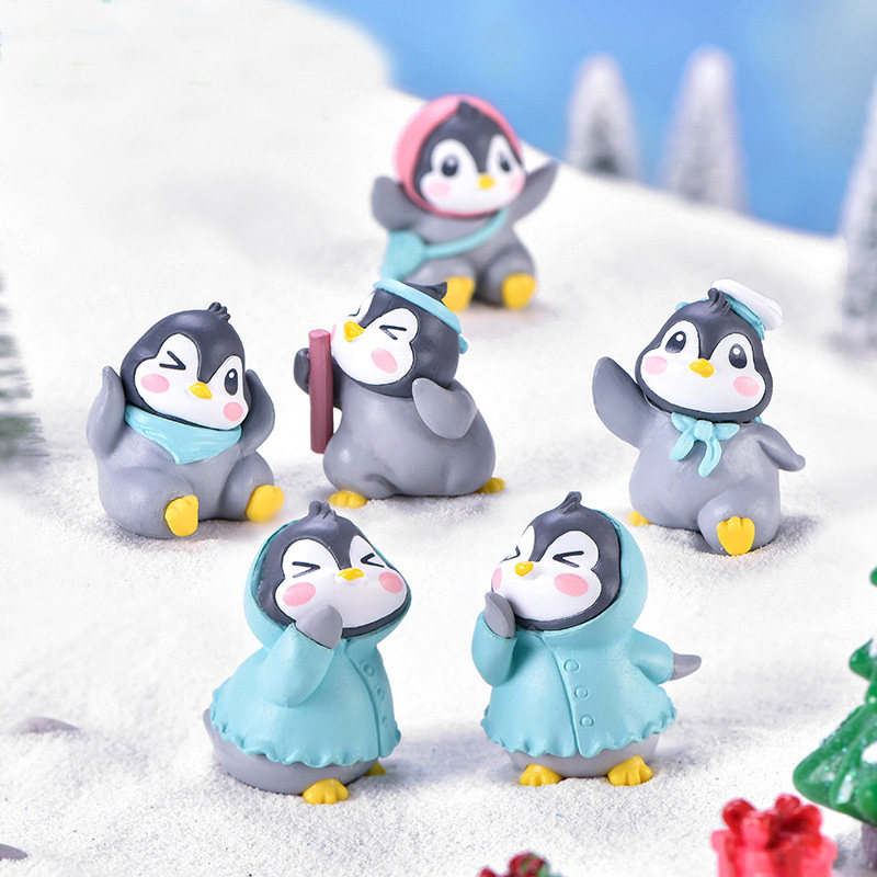 迷你小企鹅生日蛋糕装饰配件儿童女孩周岁宝宝摆件插件网红动物,节庆用品/礼品,节日装扮用品,淘宝优惠券,粉丝福利购,淘宝优惠卷