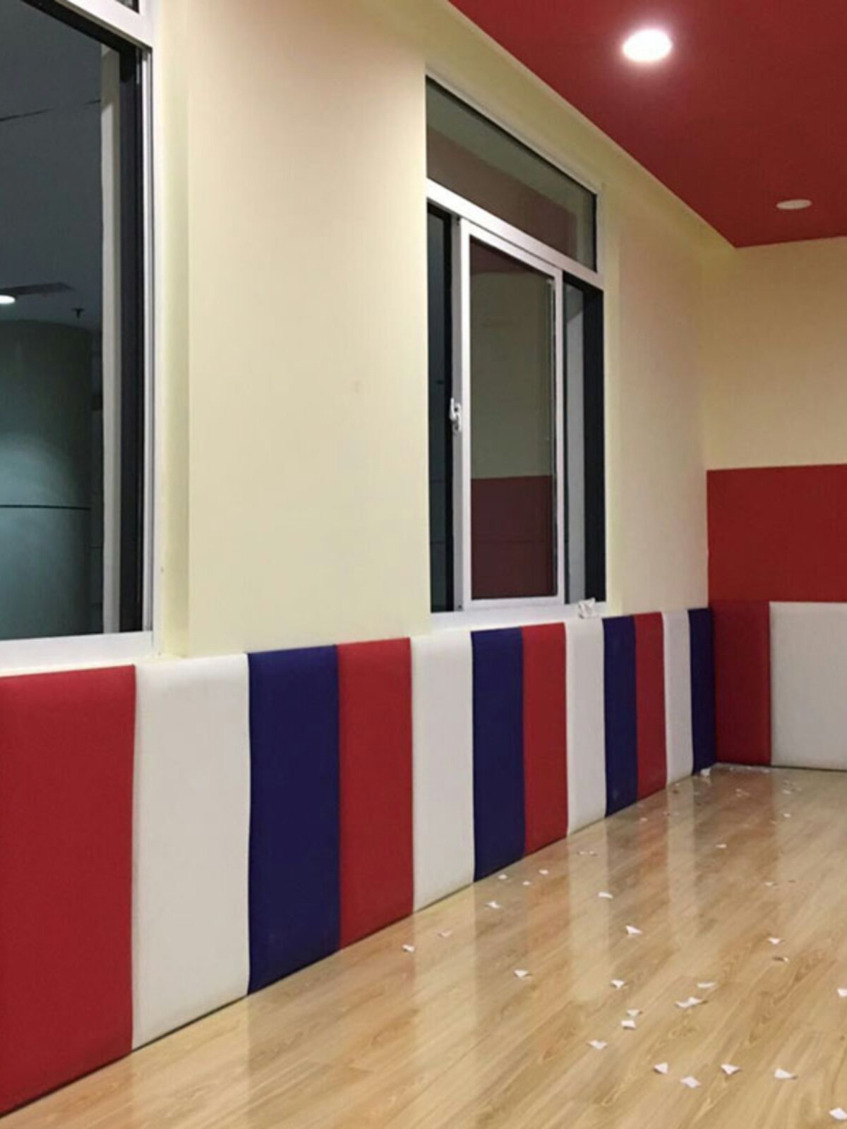 静界软包幼儿园软包早教中心防撞背景墙舞蹈室跆拳道墙围软包墙贴