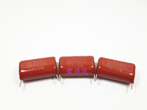金属薄膜电容 3000V822J 全新原装CBB电容 8.2NF3000V 脚距：23mm