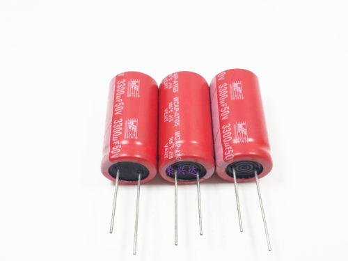 原装德国伍尔特 功放音频 电解电容 50V3300UF 3300UF50V 18*35
