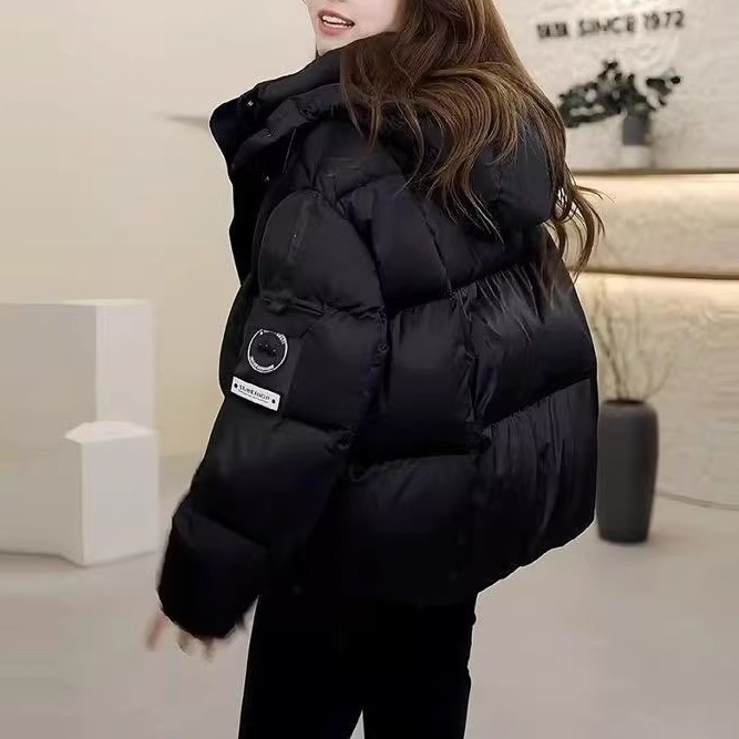 棉衣百搭显瘦连帽羽绒棉服外套女