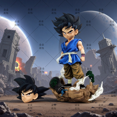 七龙珠动漫周边桌面装饰摆件JG厂GT小悟空手办潮玩二次元模型礼物