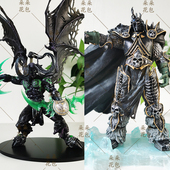 魔兽世界游戏周边摆件巫妖王阿尔萨斯伊利丹死亡骑士手办摆件礼品