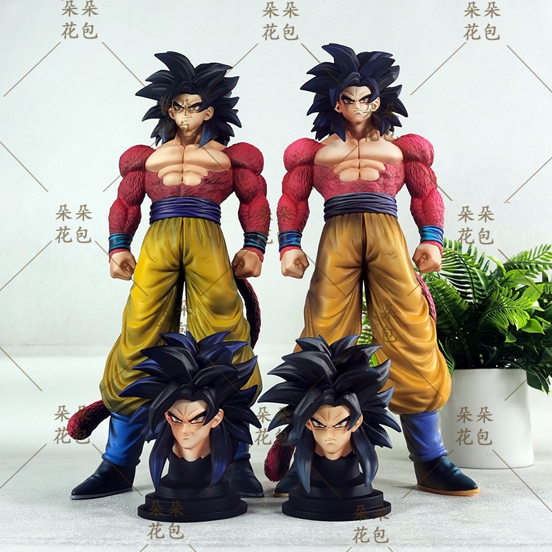 七龙珠动漫周边桌搭摆件HY超四悟空GK手办模玩二次元模型雕像礼物