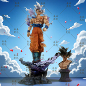 七龙珠二次元 雕像摆件白神自在极易功孙悟空超级赛亚人GK手办模型