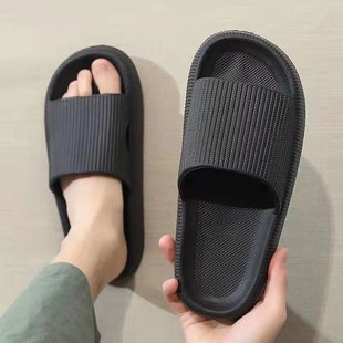 踩屎感拖鞋 法式 包邮 KTD001B款 女夏天家用防滑浴室洗澡情侣 厚底