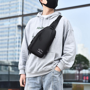 官方正品 胸包男斜挎包韩版潮帆布单肩包 胸前包牛津布包斜跨男包