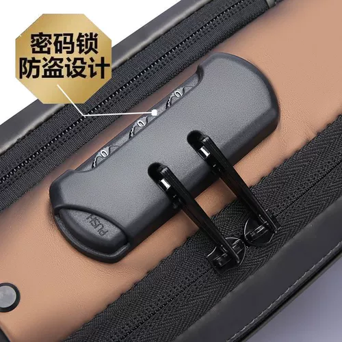 Нагрудная сумка, замок, сумка через плечо для отдыха, рюкзак на одно плечо, анти-кража