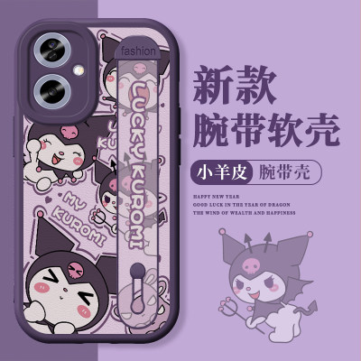 可爱库洛米适用oppoa2手机壳a2m新款a2pro小羊皮a2x腕带支架全包防摔高级0pp0卡通OPPO可爱少女萌系女保护套