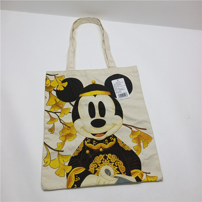 可爱卡通迪乐园中国风印花单肩包