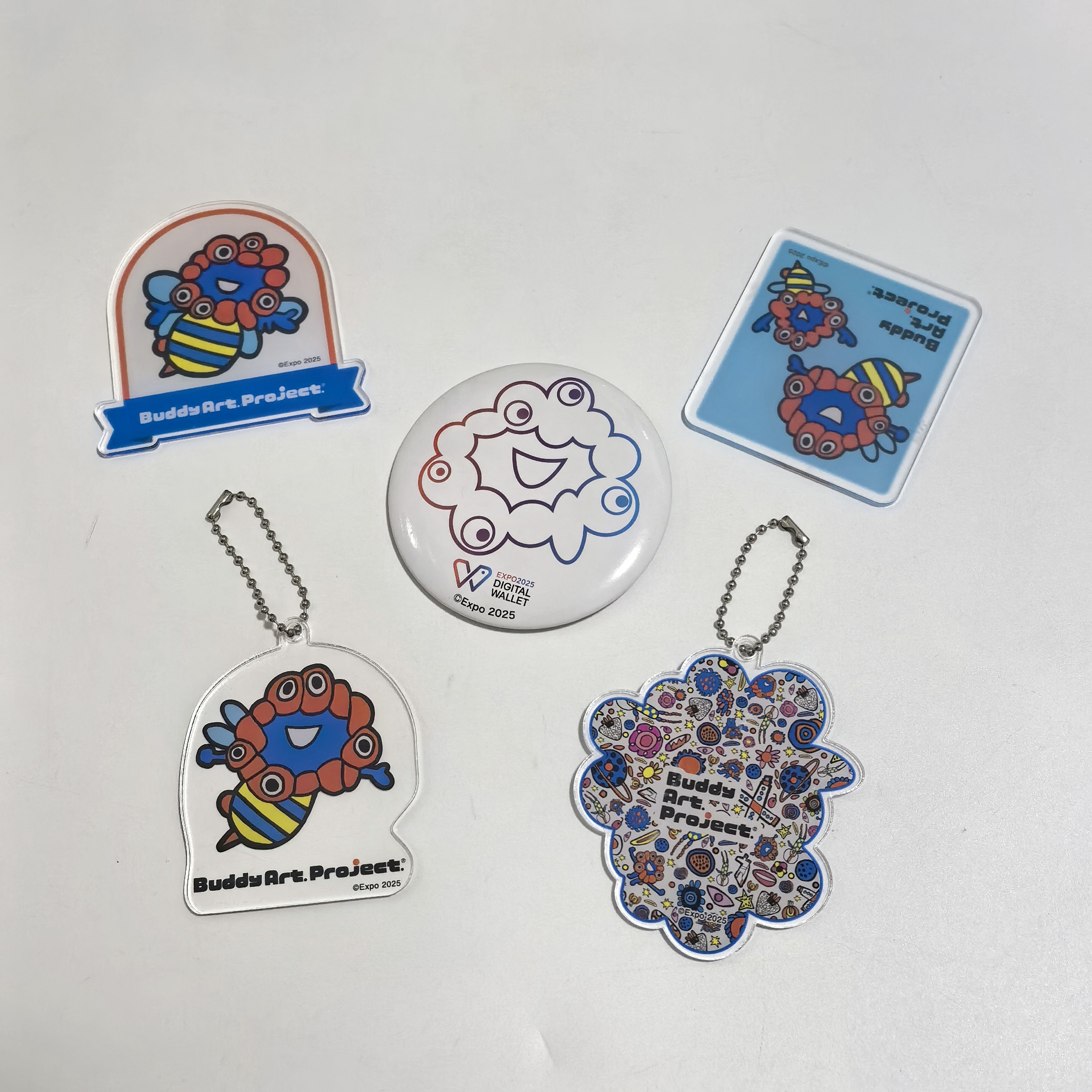 日单 可爱关西万博吉祥物 脉脉亚克力挂饰 杯垫 徽章胸针,家居饰品,吊饰/挂饰,淘宝优惠券,粉丝福利购,淘宝优惠卷