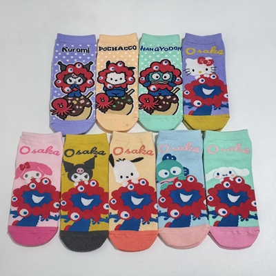日单 关西万博吉祥物 联名款 成人袜子 短袜