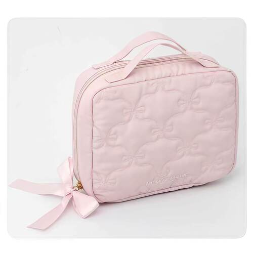 日单杂志附录款限定款maison de FLEUR刺绣 手提化妆包收纳包