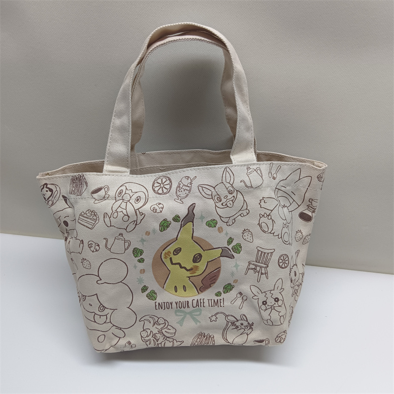 手提包印花卡通宝可梦