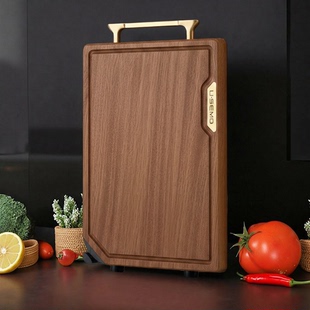 抗菌防霉乌金檀菜板实木家用砧板切菜板水果案板厨房板辅食乌檀木