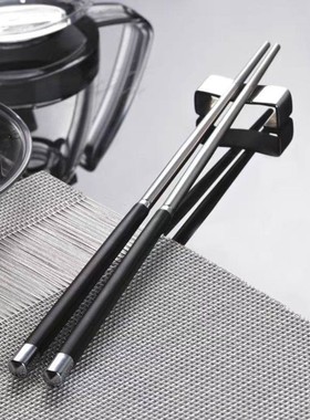 不锈钢筷子家用商用个人专用筷子轻奢高级感新款金属筷子单人装