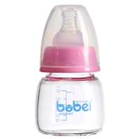 Стеклянная маленькая детская антиколиковая бутылочка для кормления для новорожденных для младенца, 60 мл