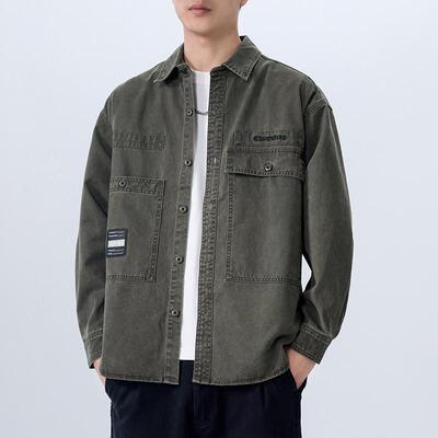 美式潮牌衬衫夹克外套