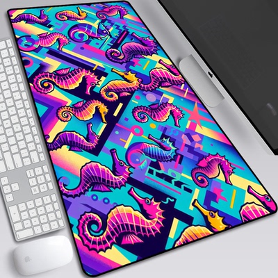 海马动物界海龙海洋生物鼠标桌垫